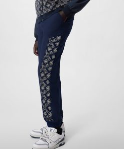 Uomo Louis Vuitton Pantaloni | Pantaloni Sportivi In Cotone Tecnico