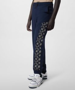 Uomo Louis Vuitton Pantaloni | Pantaloni Sportivi In Cotone Tecnico