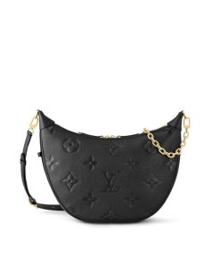 Donna Louis Vuitton Selezione Di Borse In Pelle | Borsa Loop Hobo Nero