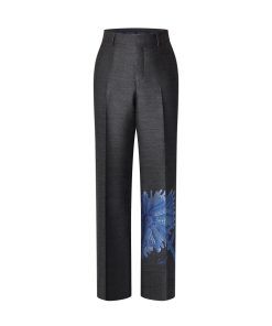 Uomo Louis Vuitton Pantaloni | Lv X Yk Pantaloni Sartoriali Psychedelic Flower