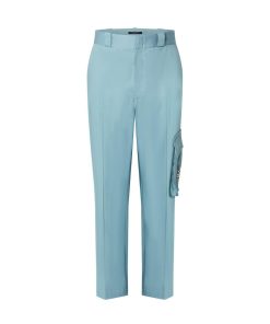 Uomo Louis Vuitton Pantaloni | Pantaloni Chino Regular Con Iniziali Lv