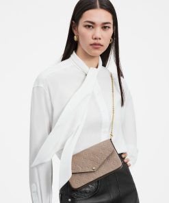 Donna Louis Vuitton Mini Bags | Pochette Felicie Grigio Tortora