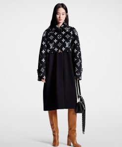 Donna Louis Vuitton Cappotti E Giacche | Cappotto Con Motivo Monogram Oversize