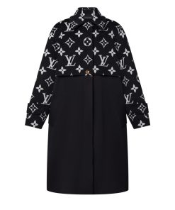 Donna Louis Vuitton Cappotti E Giacche | Cappotto Con Motivo Monogram Oversize