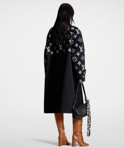 Donna Louis Vuitton Cappotti E Giacche | Cappotto Con Motivo Monogram Oversize