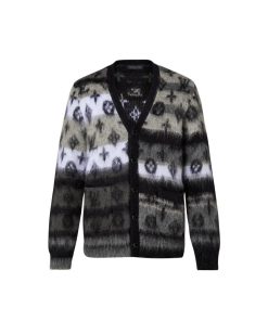 Uomo Louis Vuitton Maglieria E Felpe | Cardigan In Mohair Con Motivo Monogram