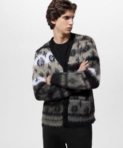 Uomo Louis Vuitton Maglieria E Felpe | Cardigan In Mohair Con Motivo Monogram