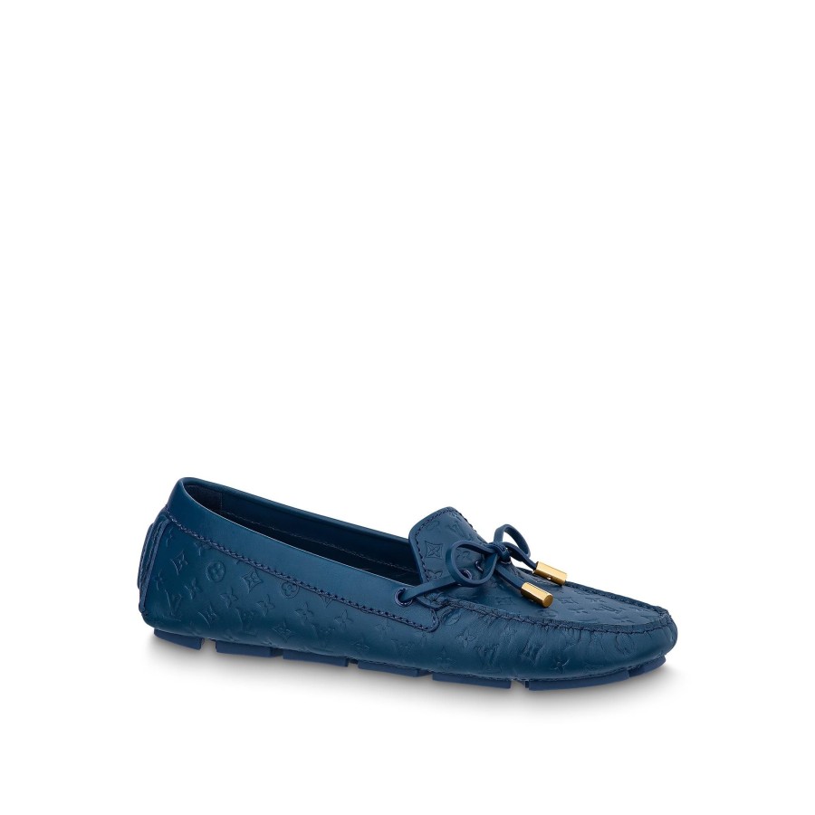 Donna Louis Vuitton Mocassini E Ballerine | Mocassino Basso Gloria Blue Marine