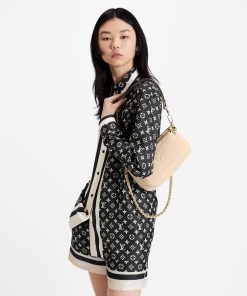 Donna Louis Vuitton Selezione Di Borse In Pelle | Multi Pochette Accessoires Crema Chiaro