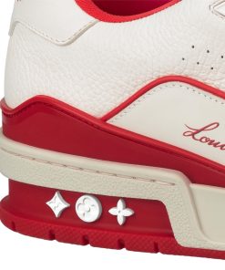 Uomo Louis Vuitton Sneakers | Sneaker Lv Trainer Rosso