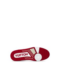 Uomo Louis Vuitton Sneakers | Sneaker Lv Trainer Rosso