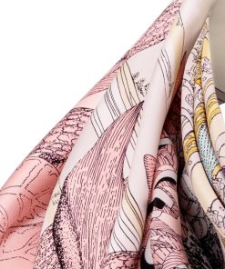 Donna Louis Vuitton Foulard In Seta E Bandeaux | Foulard Enchanted Forest 90