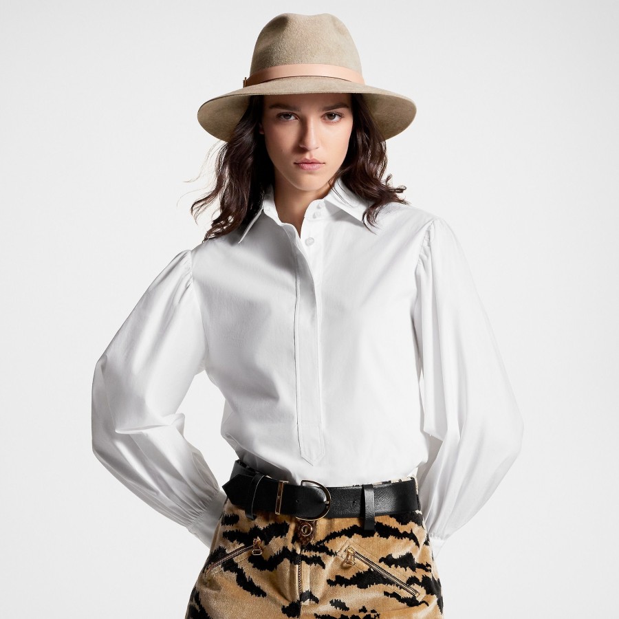 Donna Louis Vuitton Cappelli E Guanti | Fedora Felt In Love Beige