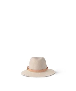 Donna Louis Vuitton Cappelli E Guanti | Fedora Felt In Love Beige