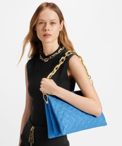 Donna Louis Vuitton Borse Con Catenella E Clutches | Borsa Coussin Mm Bleuet