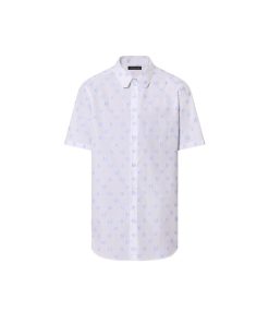 Uomo Louis Vuitton Camicie | Camicia In Cotone A Maniche Corte