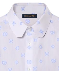 Uomo Louis Vuitton Camicie | Camicia In Cotone A Maniche Corte