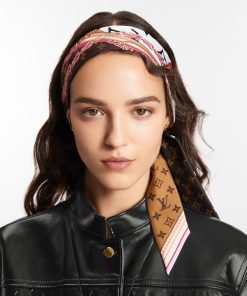 Donna Louis Vuitton Foulard In Seta E Bandeaux | Bandeau Ultimate Monogram Bb Nero