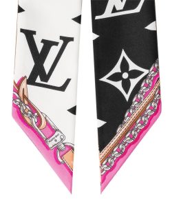 Donna Louis Vuitton Foulard In Seta E Bandeaux | Bandeau Ultimate Monogram Bb Nero