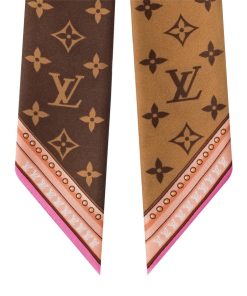 Donna Louis Vuitton Foulard In Seta E Bandeaux | Bandeau Ultimate Monogram Bb Nero