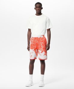 Uomo Louis Vuitton Pantaloni | Shorts Sportivi In Nylon