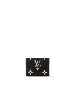 Donna Louis Vuitton Portafogli Compatti | Portafoglio Victorine Nero/Beige