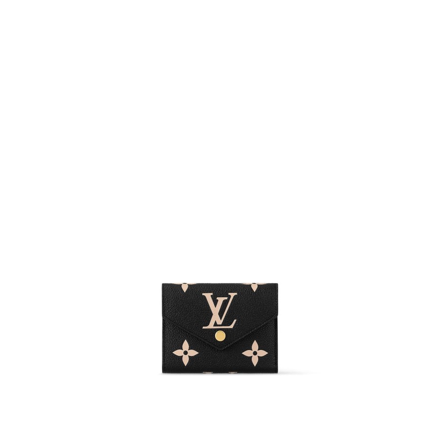 Donna Louis Vuitton Portafogli Compatti | Portafoglio Victorine Nero/Beige