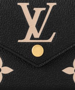 Donna Louis Vuitton Portafogli Compatti | Portafoglio Victorine Nero/Beige