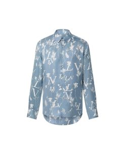 Uomo Louis Vuitton Camicie | Camicia Regular Con Motivo Lv Leaf Stampato