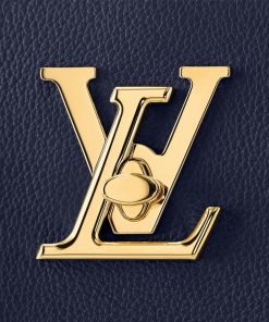 Donna Louis Vuitton Selezione Di Borse In Pelle | Borsa Lockme Shopper Blu Marine