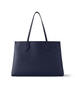 Donna Louis Vuitton Selezione Di Borse In Pelle | Borsa Lockme Shopper Blu Marine