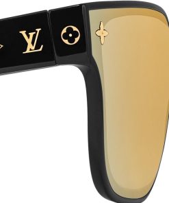 Donna Louis Vuitton Occhiali Da Sole | Occhiali Da Sole Lv Shadow Square Nero