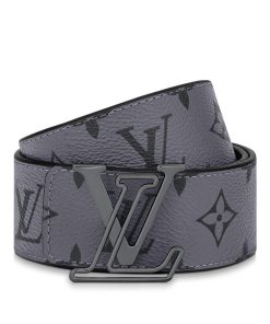 Uomo Louis Vuitton Cinture | Cintura Lv Line 40 Mm Reversibile