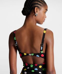 Donna Louis Vuitton Costumi | Lv X Yk Costume Da Bagno Intero Con Motivo Painted Dots