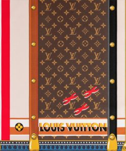 Donna Louis Vuitton Foulard In Seta E Bandeaux | Foulard Trunk In Love 45