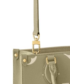 Donna Louis Vuitton Selezione Di Borse In Pelle | Borsa Onthego Pm Verde Kaki Crema