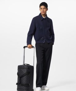 Uomo Louis Vuitton Valigie Con Rotelle | Borsone Horizon Soft Duffle 55