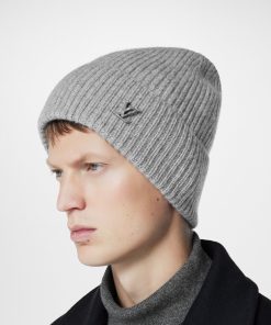 Uomo Louis Vuitton Cappelli E Guanti | Berretto Lv Ahead Grigio