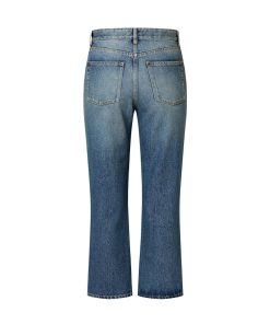 Donna Louis Vuitton Pantaloni | Jeans Con Applicazione In Tela Monogram