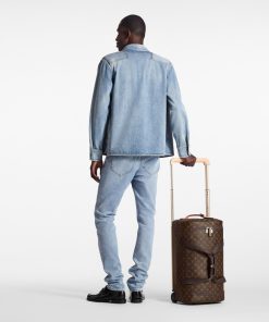 Uomo Louis Vuitton Valigie Con Rotelle | Borsone Horizon Soft Duffle 55