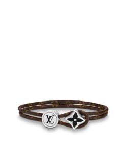 Uomo Louis Vuitton Bracciali | Bracciale Catch It Marrone