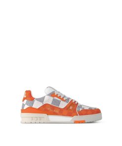 Uomo Louis Vuitton Sneakers | Sneaker Lv Trainer Arancione