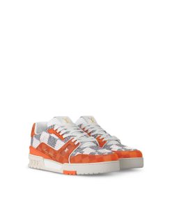 Uomo Louis Vuitton Sneakers | Sneaker Lv Trainer Arancione