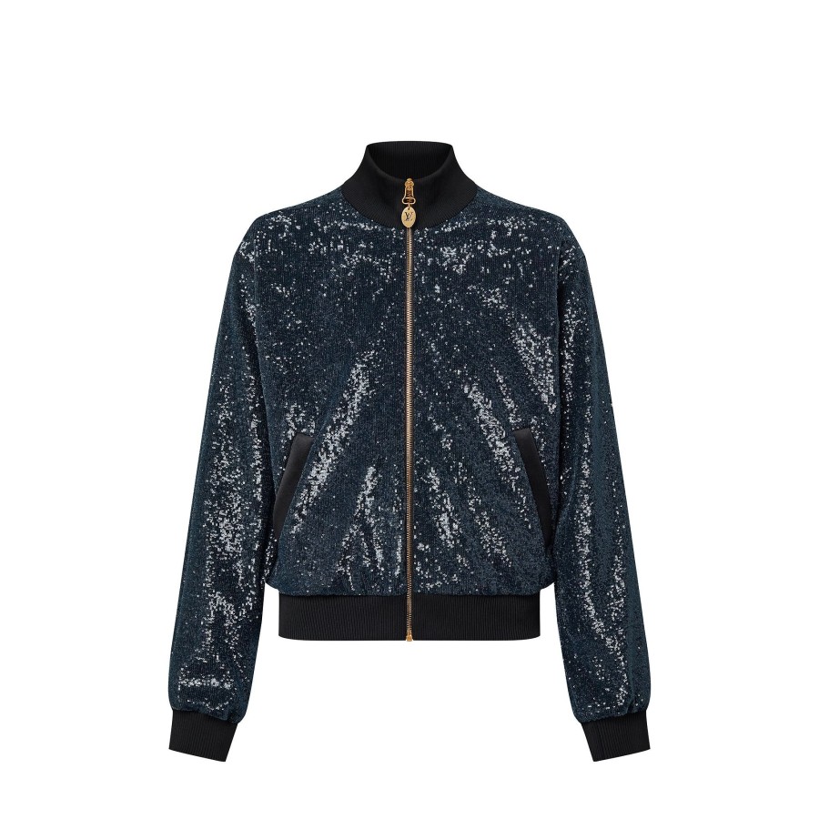 Donna Louis Vuitton Cappotti E Giacche | Bomber Con Paillettes