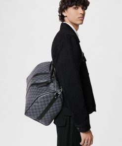 Uomo Louis Vuitton Borse Da Viaggio | Keepall Bandouliere 45