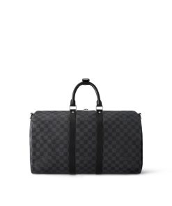 Uomo Louis Vuitton Borse Da Viaggio | Keepall Bandouliere 45