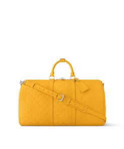 Donna Louis Vuitton Borse Da Viaggio | Keepall Bandouliere 50 Giallo