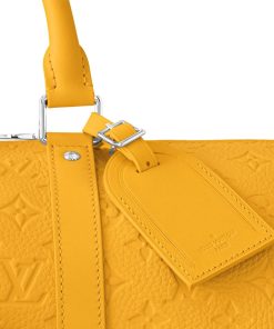 Donna Louis Vuitton Borse Da Viaggio | Keepall Bandouliere 50 Giallo