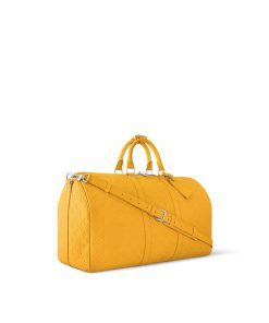 Donna Louis Vuitton Borse Da Viaggio | Keepall Bandouliere 50 Giallo