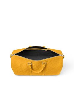 Donna Louis Vuitton Borse Da Viaggio | Keepall Bandouliere 50 Giallo